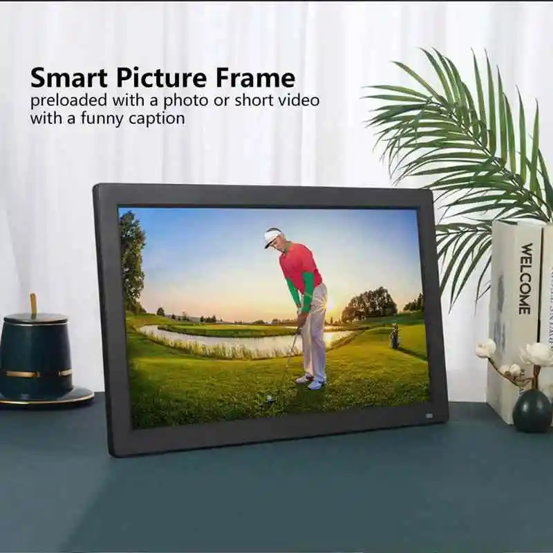 18.5 Inch Digital Picture Frame LED Backlight HD 1080P Full Function Digital Photo Frame Electronic Album Picture Music Video