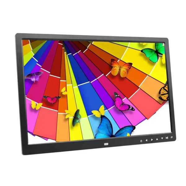 17 Inch Touch Button Digital Photo Frame Electronic Album HDMI HD Wall Mount Display Video Advertising Machine Video Player - Image 2