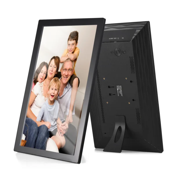 21.5-Inch WiFi Digital Photo Frame Cloud Digital Picture Frame IPS Screen Touch Control 16GB Storage Auto Rotation Share Photos - Image 2