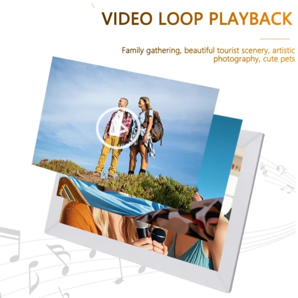 17 inch digital photo frame, high-definition electronic album, intelligent picture frame, WiFi mobile phone, photo transfer - Image 3