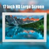 17in Digital Picture Frame HD Smart Digital Picture Frame with Remote Control 100‑240V for Home White