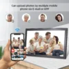 21.5-Inch WiFi Digital Photo Frame Cloud Digital Picture Frame IPS Screen Touch Control 16GB Storage Auto Rotation Share Photos