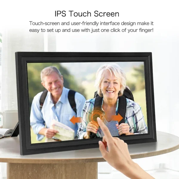 15.6 Inch WiFi Digital picture frame 32GB Large Touch screen Digital Photo Frame 1920 * 1080 IPS Auto-Rotate Frameo App - Image 3
