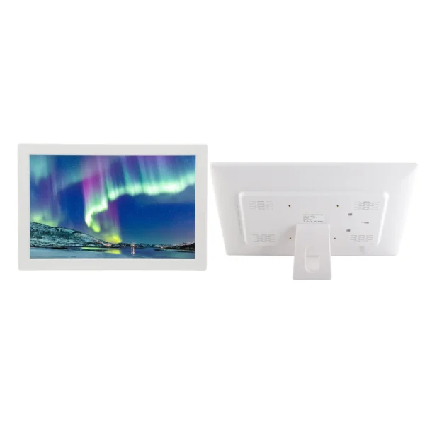 17in Digital Picture Frame HD Smart Digital Picture Frame with Remote Control 100‑240V for Home White - Image 5