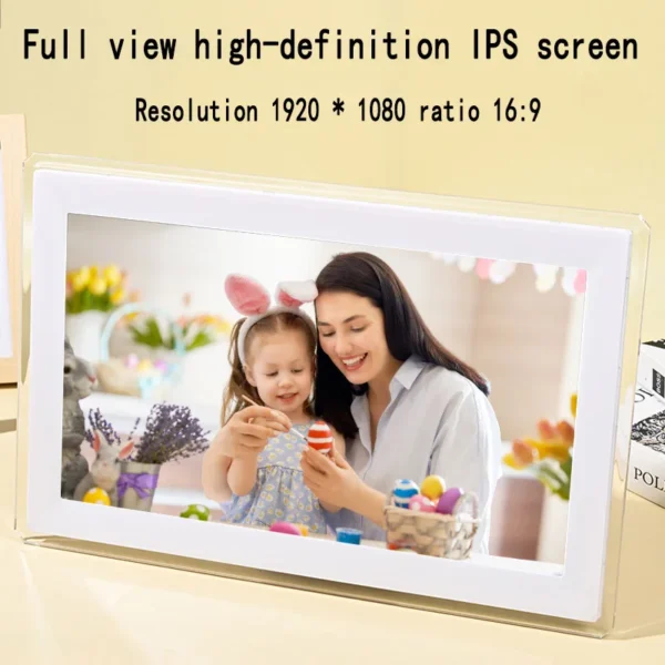 15.6-inch digital photo frame IPS high-definition electronic album holder WiFi remote wireless touch screen advertising machi - Image 4