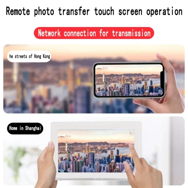 15.6-inch digital photo frame IPS high-definition electronic album holder WiFi remote wireless touch screen advertising machi - Image 3